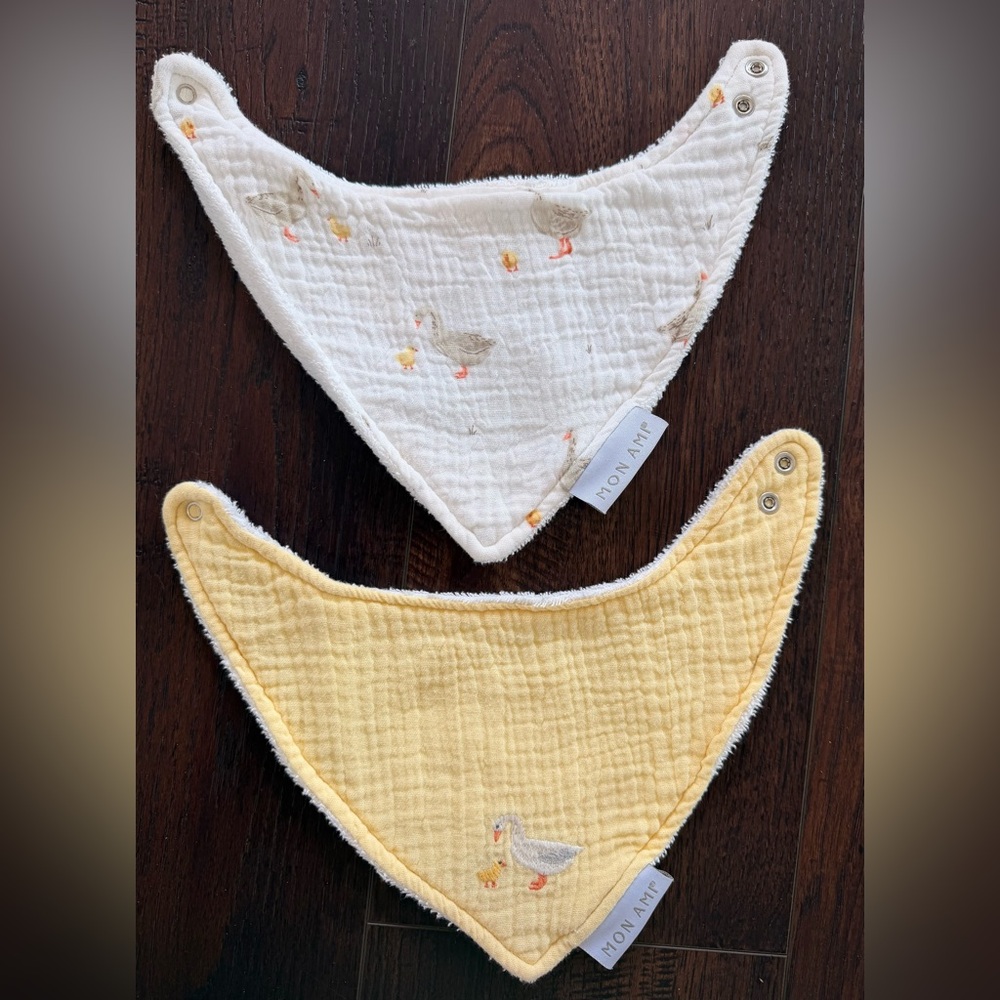 Monami Mother Goose bib set of two